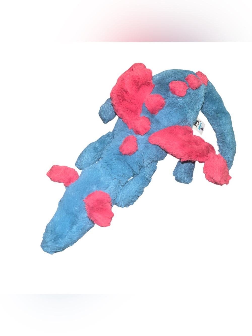 Retired Jellycat London 12” Dexter The Dragon Teal Maroon Stuffed plush*read